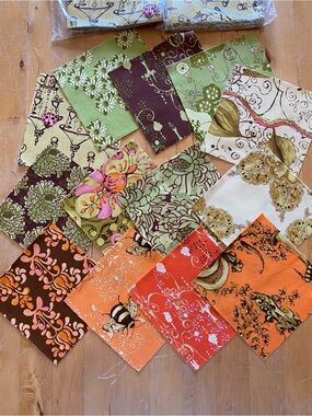 Tina Givens for Westminster Fabrics Cloe's Imagination Squares - 5" Quilt Pieces
